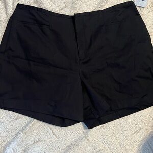 NWT Xhileration Plus Size Women's Black Shorts 22W